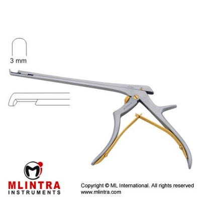 Ferris-Smith Kerrison Punch Detachable Model - 40° Forward Down Cutting Stainless Steel, 18 cm - 7" Bite Size 3 mm